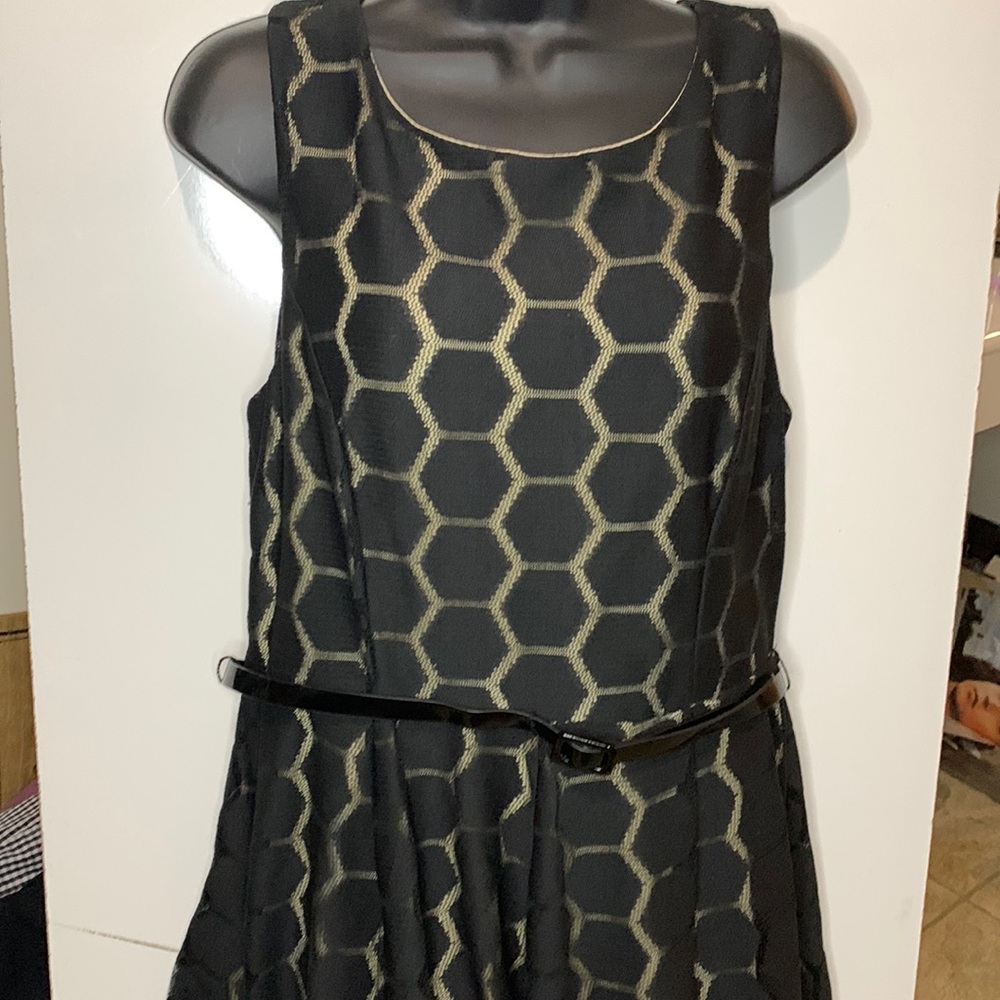 Lily Rose Tulle Belted Dress Size XL